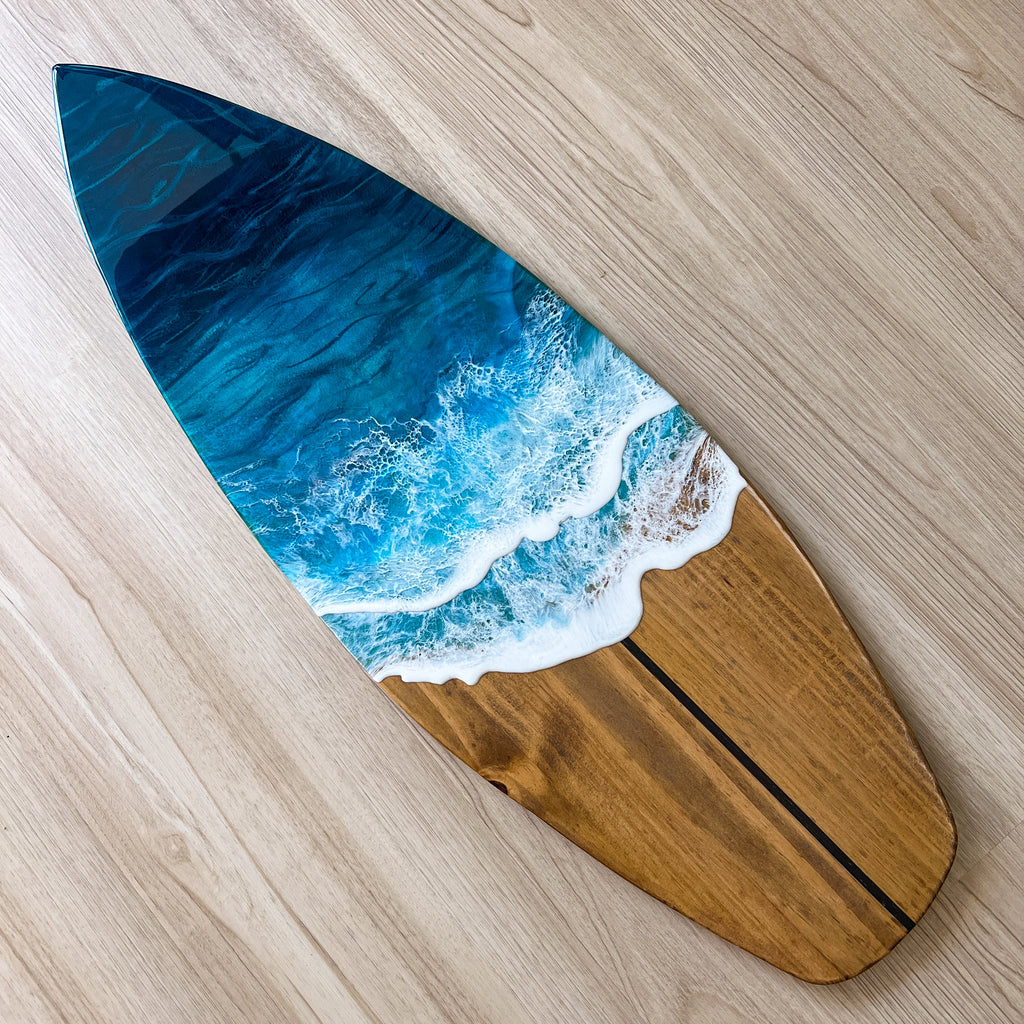 Ocean Waves Surfboard – Artist Lisa Marie