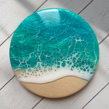 Turquoise Beach Coasters (Set of 4)