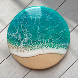 Turquoise Beach Coasters (Set of 4)