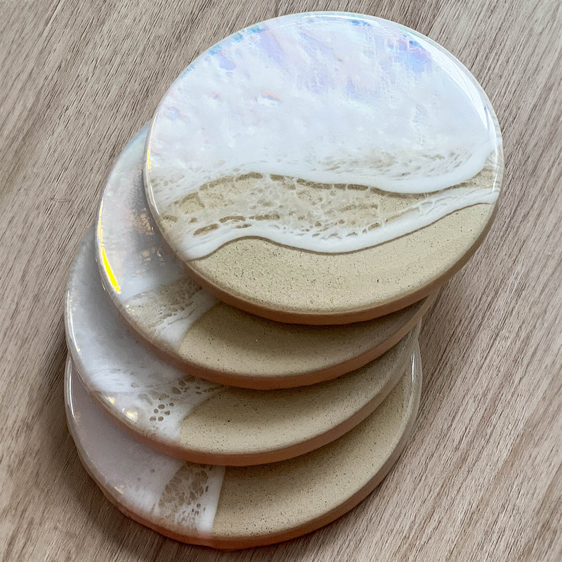 holographic coasters by Lisa Marie