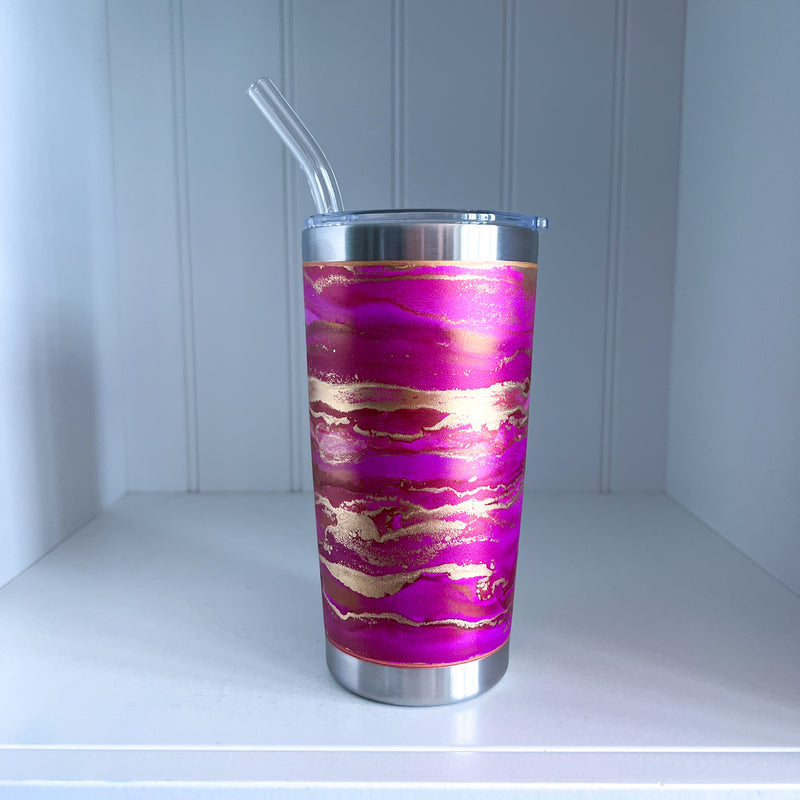 Vibrant Fuchsia Tumbler