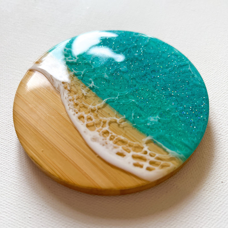 Turquoise Ocean X-Large Wave Magnet