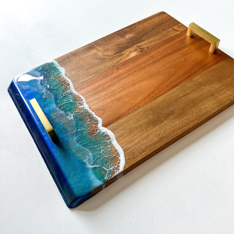 Ocean Wave Serving Tray & Charcuterie Board