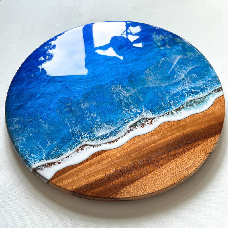 Ocean Wave Lazy Susan & Charcuterie Board