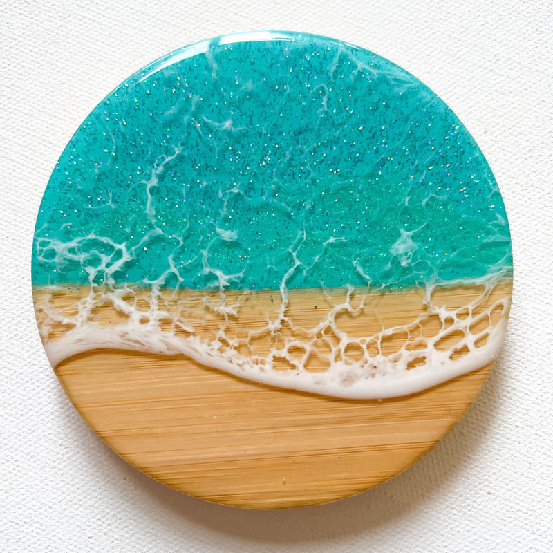 Turquoise Ocean X-Large Wave Magnet