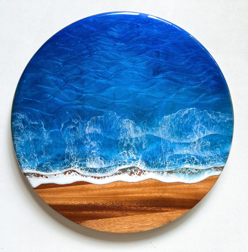 Ocean Wave Lazy Susan & Charcuterie Board