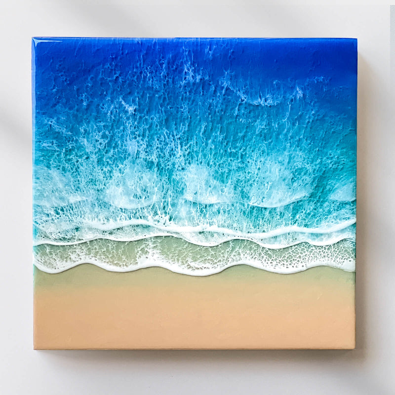 Resin Art - How To Paint The Ocean With Acrylic Paint 