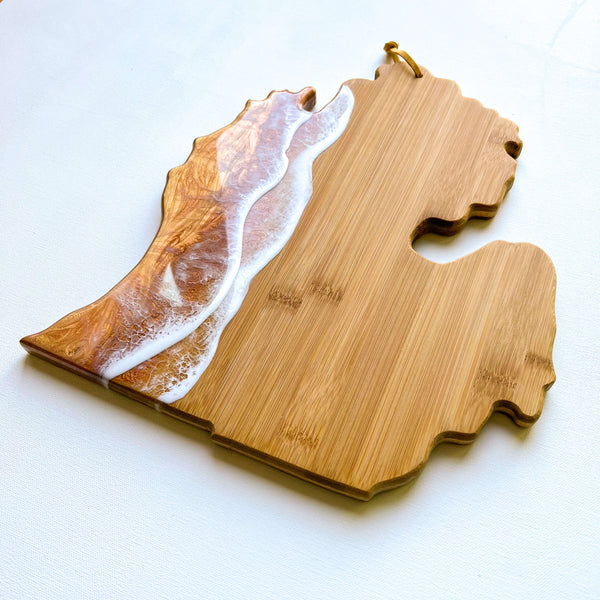 Michigan Copper Beach Wave Serving Tray